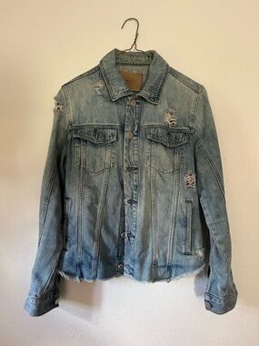 Blank NYC | Distressed Denim Jacket | Medium